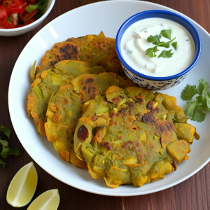Alu Parota With Curd